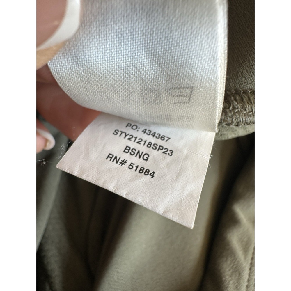 Patagonia Happy Hike Studio Pants Women's L Olive Green Hiking Travel Jogger - Picture 12 of 13